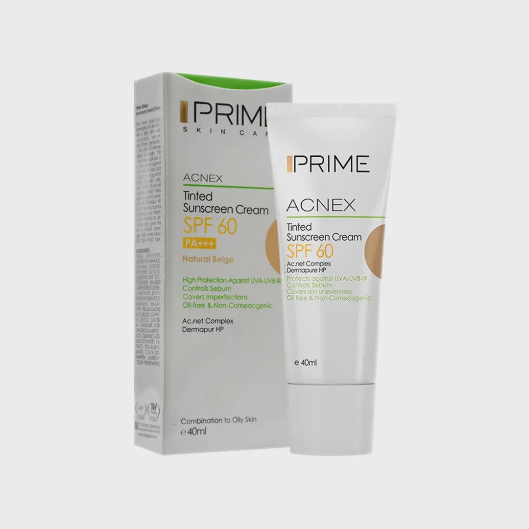 ضدآفتاب رنگی پرایم PRIME مدل SPF60 رنگ بژ BEIGE