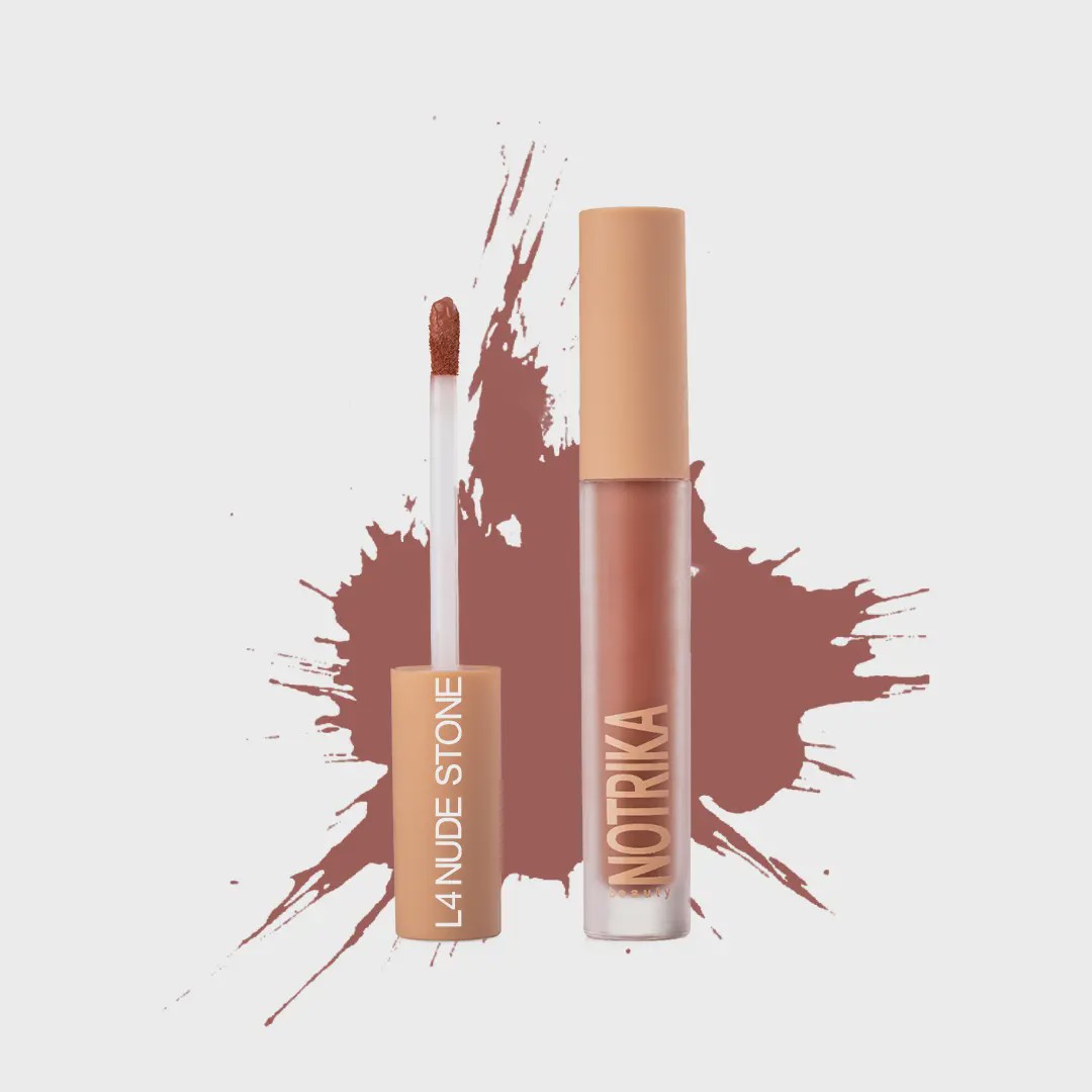 رژلب مایع نوتریکاNOTRIKA شماره L4 Nude Stone