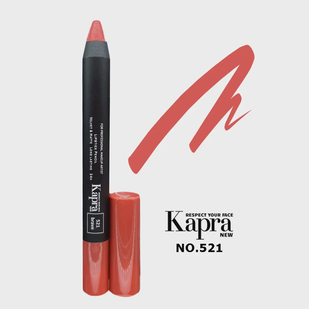 رژلب مدادی کاپرا نیو KAPRA NEW شماره 521