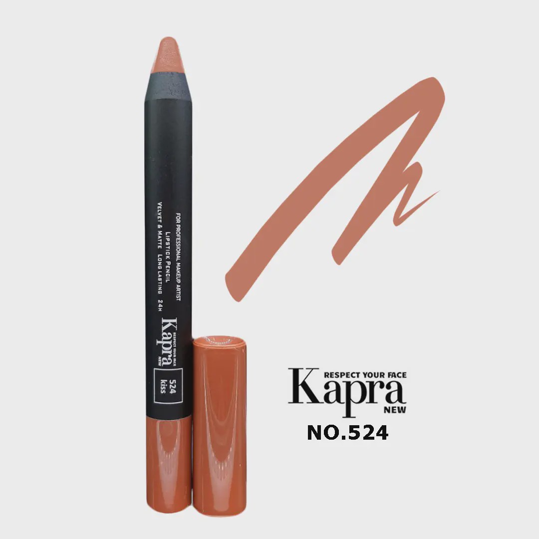 رژلب مدادی کاپرا نیو KAPRA NEW شماره 524