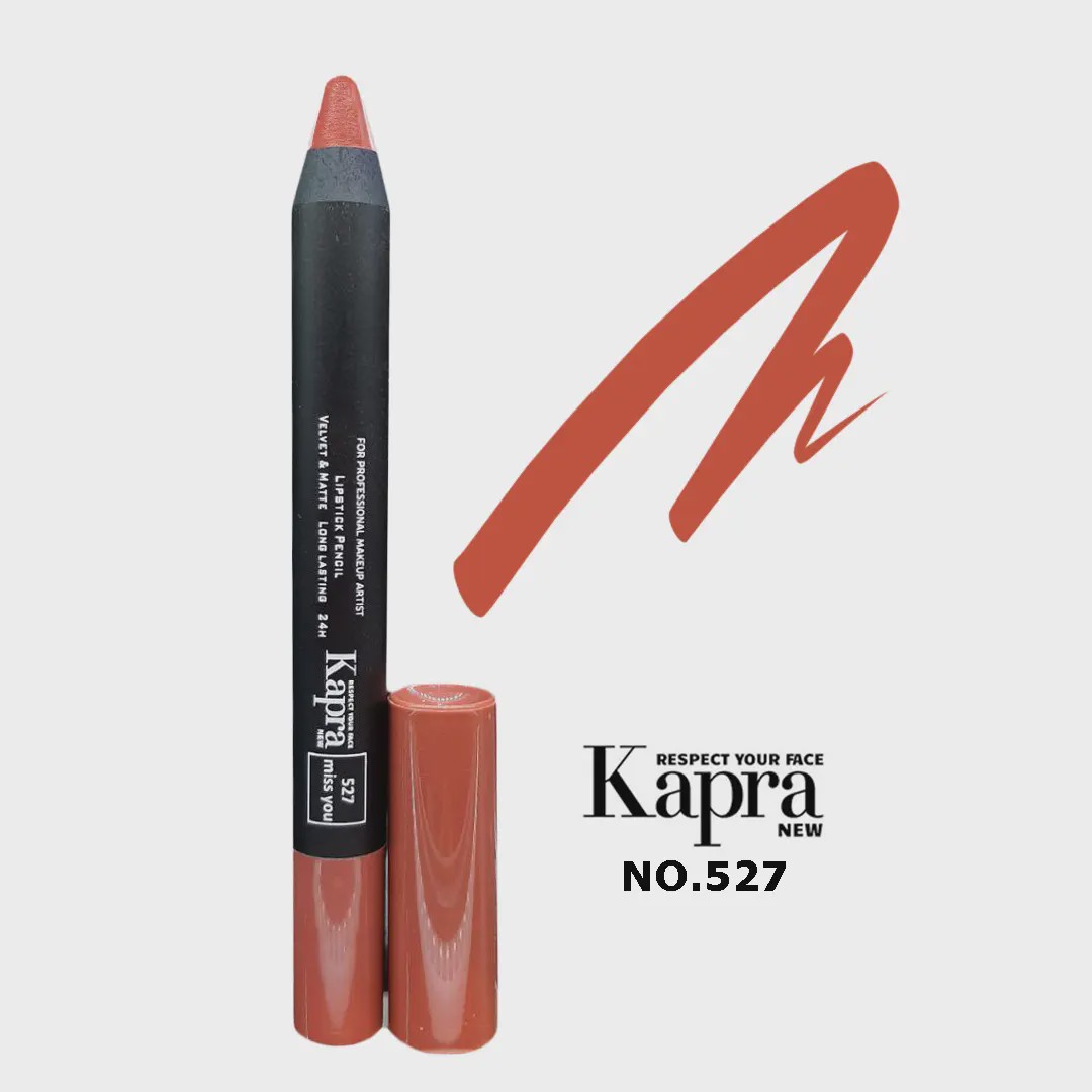 رژلب مدادی کاپرا نیو KAPRA NEW شماره 527