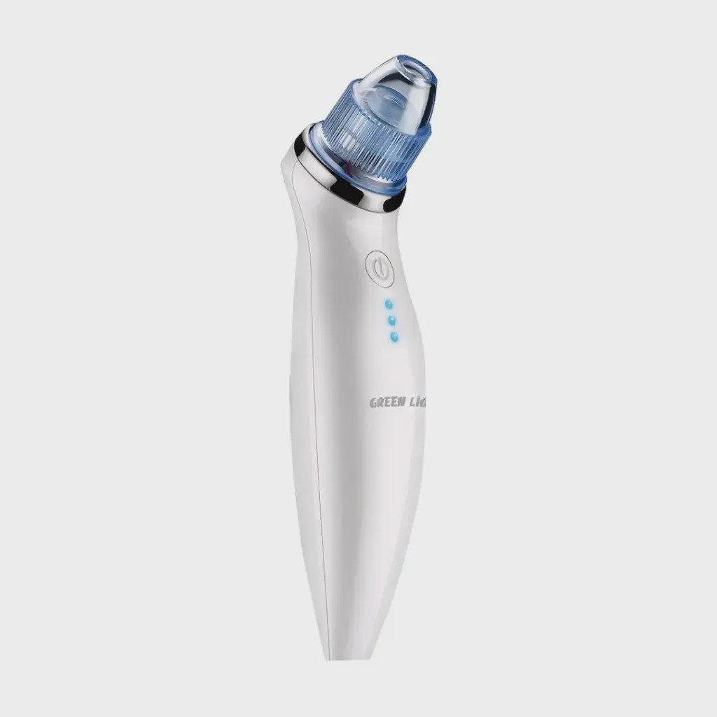 دستگاه پاکسازی پوست و مکنده جوش سرسیاه 5 کاره گرین لاین مدل Blackhead Remover 5 in 1 مکش 60 کیلوپاسکال، نور آبی و 3 س...