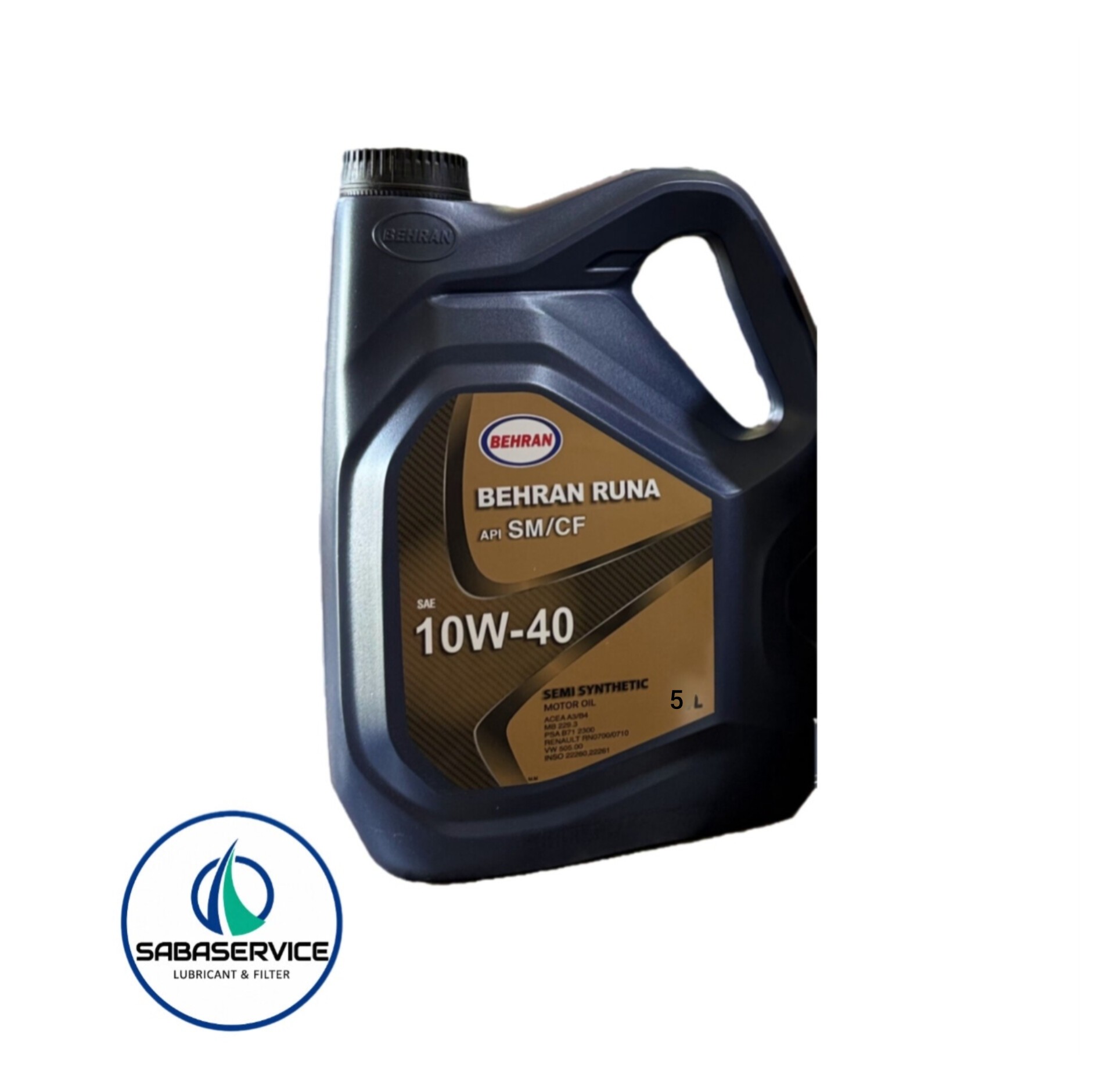 روغن موتور بهران مدل رانا SM 10W40حجم 5 لیتر