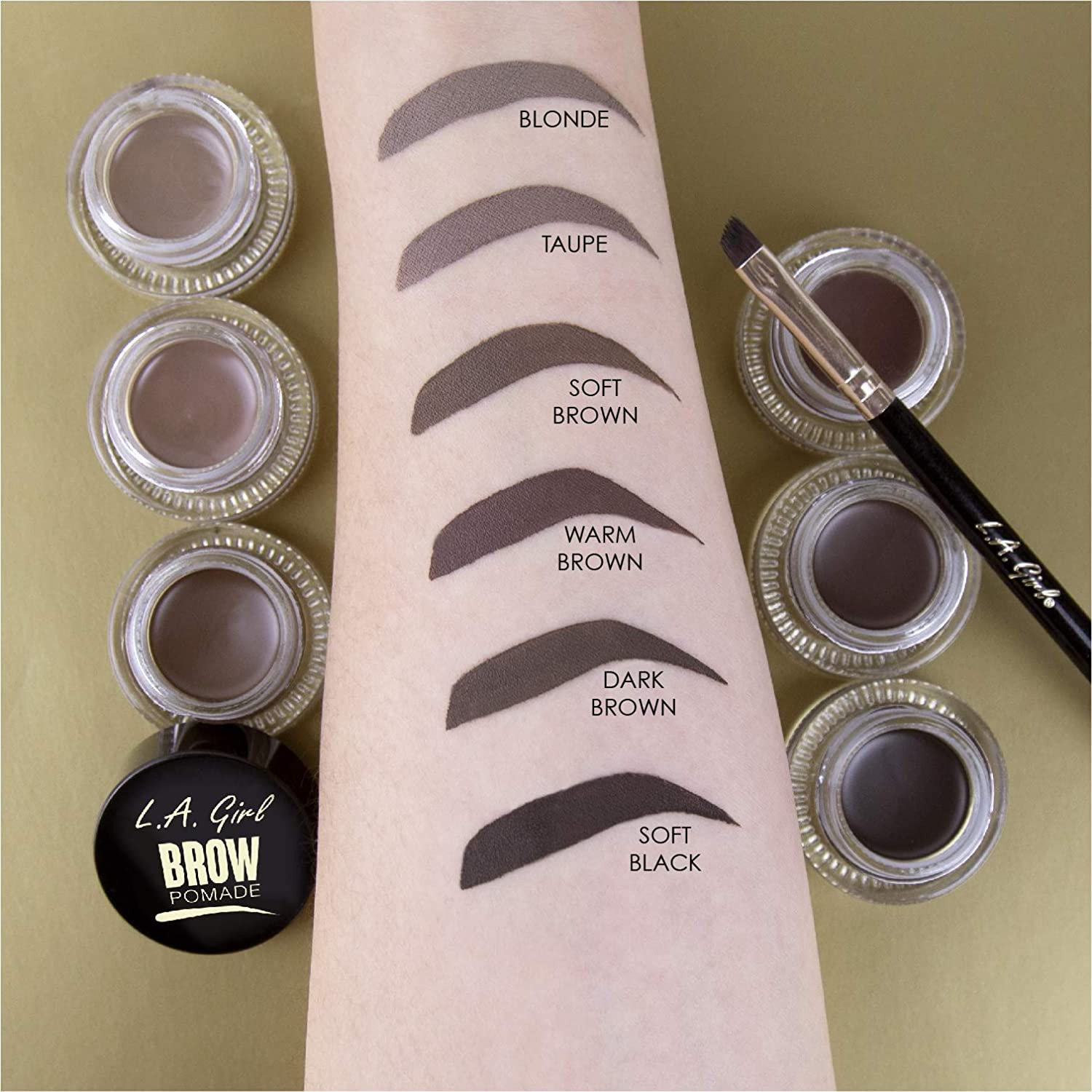 پماد ابرو ال ای گرل اصل L a. girl brow pomade 3gr