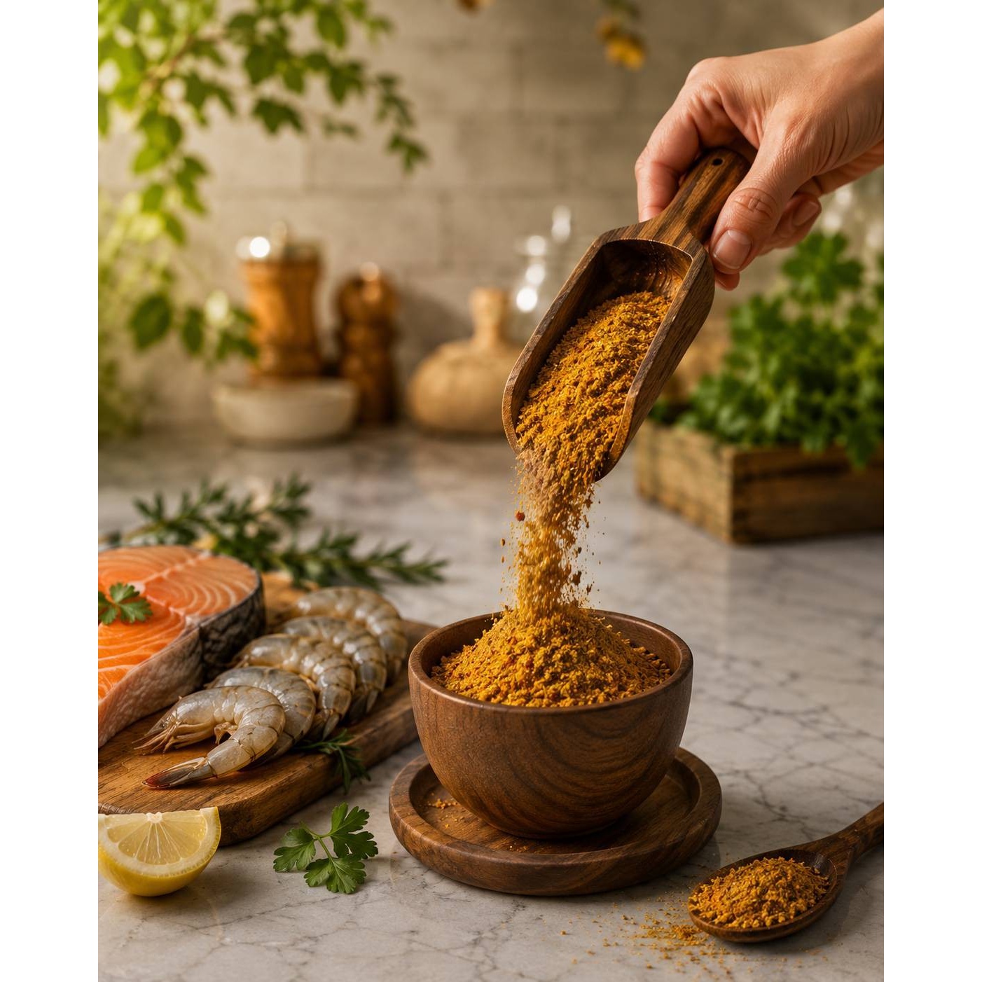 ادویه ماهی و میگو وزن 20 گرم