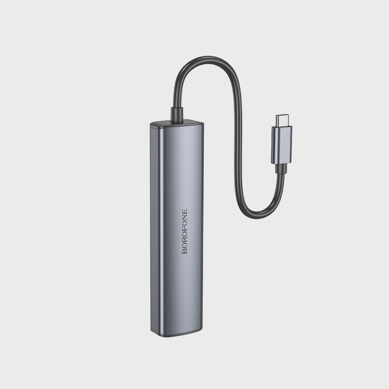 هاب 4 پورت USB-C بروفون مدل DH12 4IN1