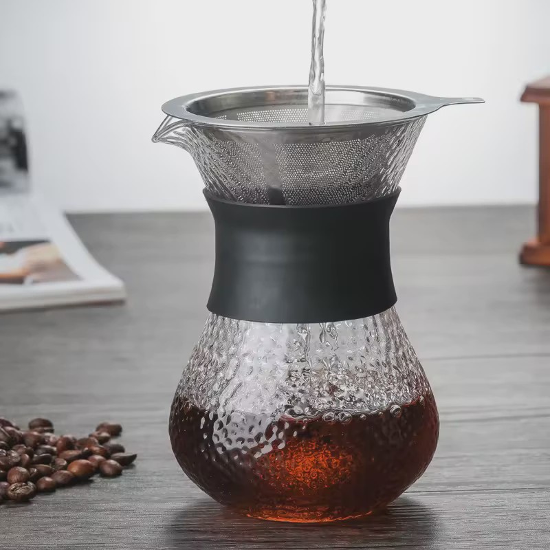 قهوه ساز کمکس 400ml با فیلتر استیل استعلام قبل از سفارش