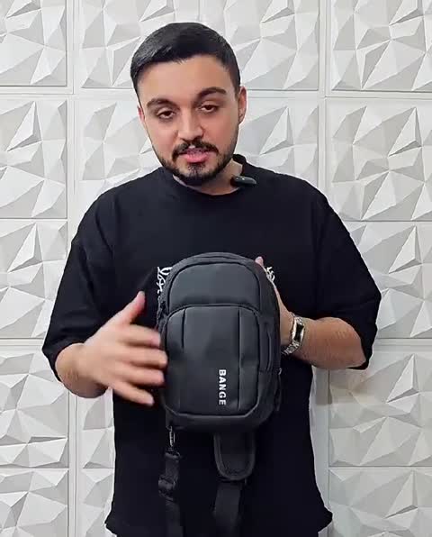 بادی بگ جادار رمزدار بنج BANGE ضدآب پارچه اسکین ارتفاع 25 سانتی متر