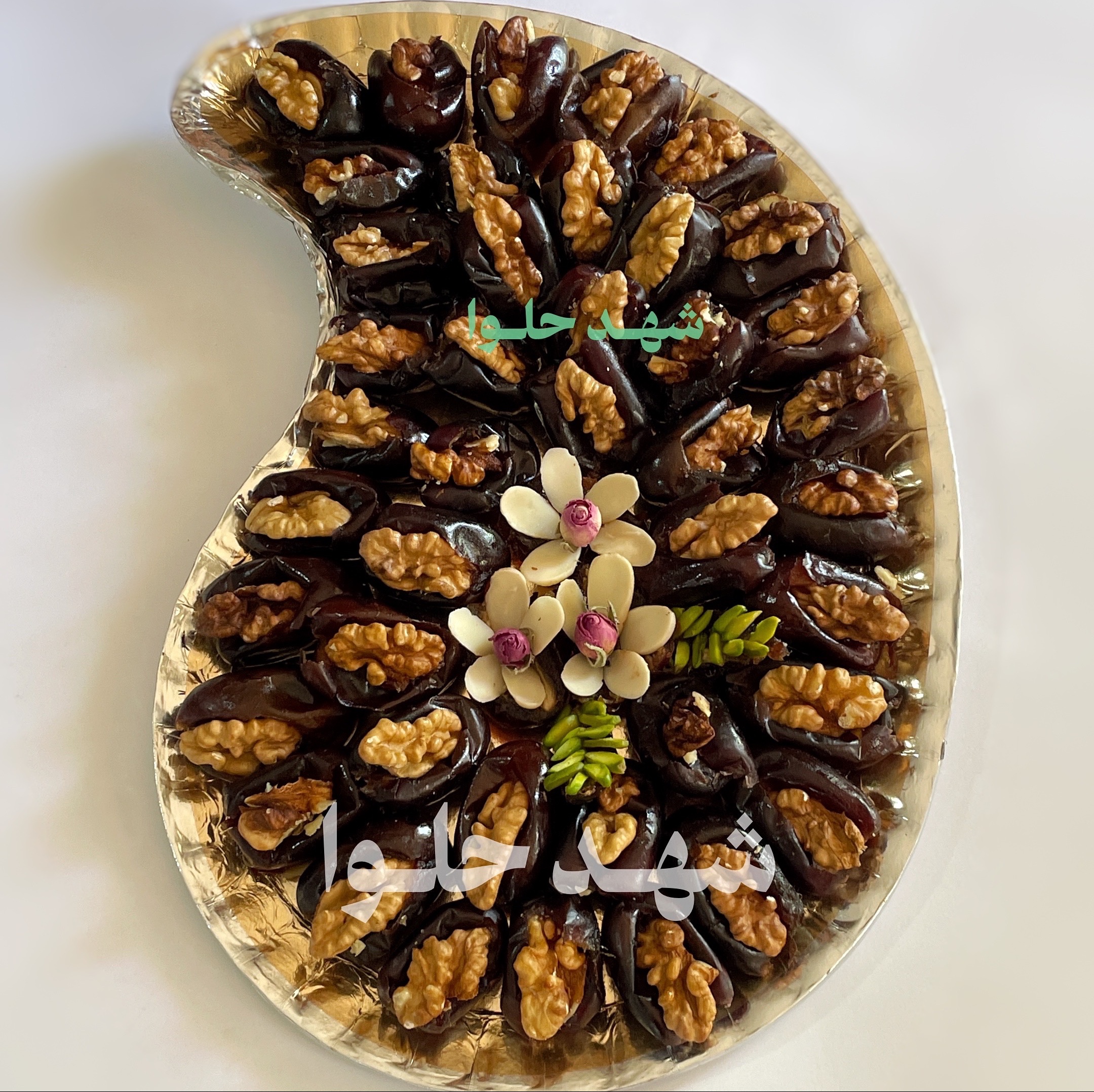 خرما گردویی دیس ترمه 40عددی