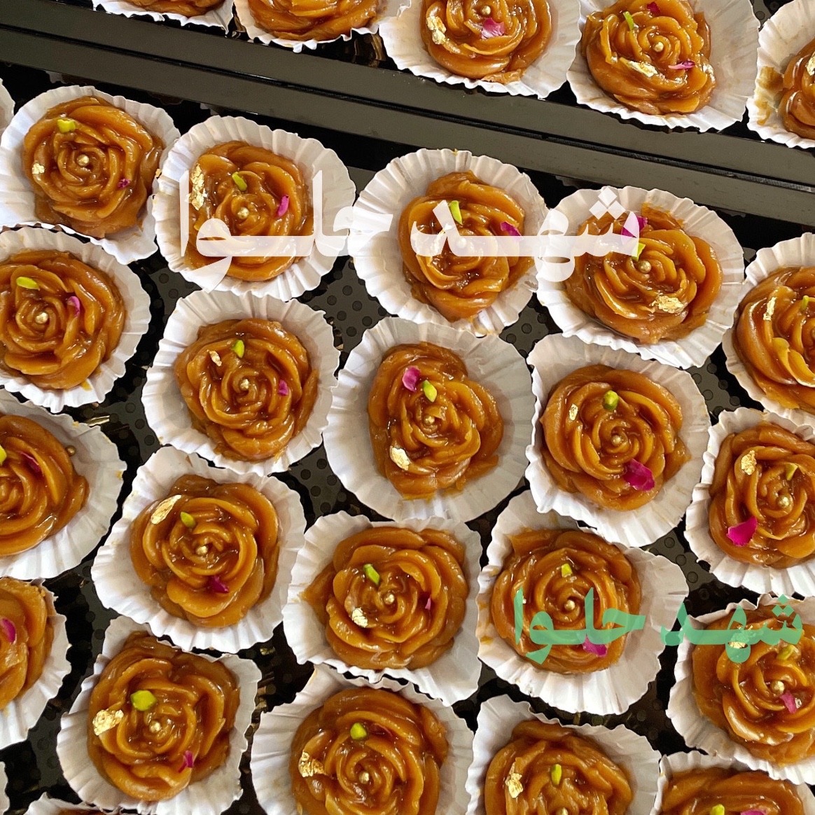 حلوا عربی گل رز قالبی 24عددی