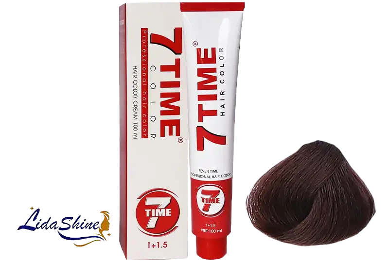 رنگ مو سون تایم رنگ بلوند تنباکویی تیره مدل T.6 حجم 100 میلی لیتر