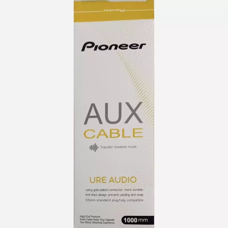 کابل تبدیل لایتنینگ به AUX پایونیر مدل APL طول 1 متر