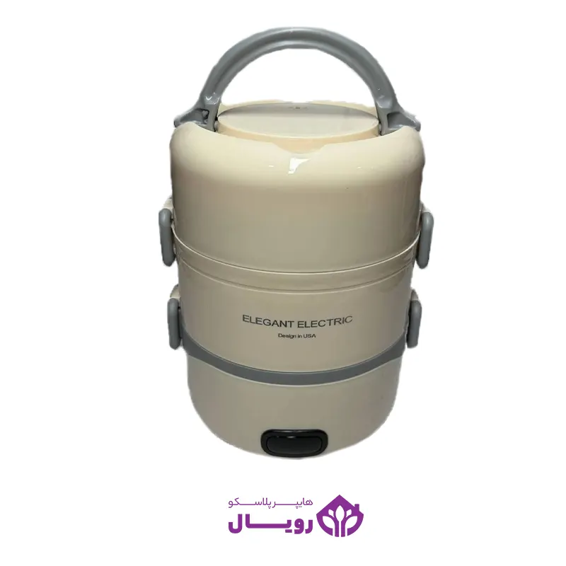 ظرف غذا برقی گرمکن دار 3 طبقه الگانت