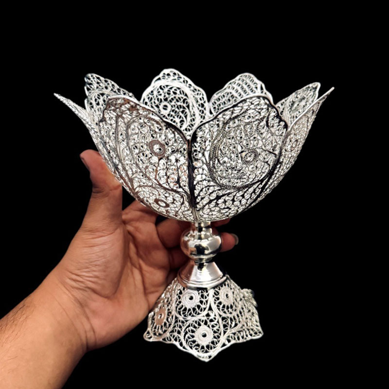ظروف ملیله کاری کاسه آجیلی سایز 2