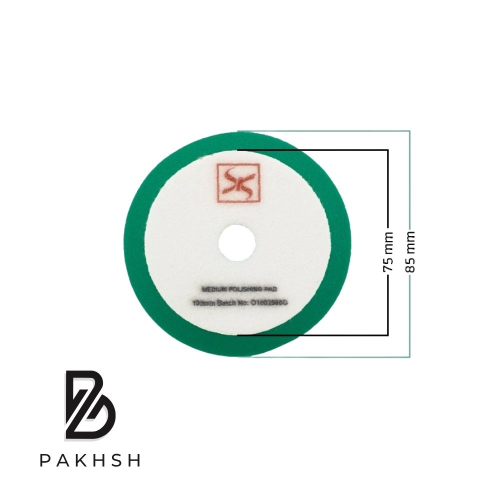 پد پولیش زبر اوربیتال اس آر اس (SRS) سبز - 75 میلیمتری (3 اینچ)