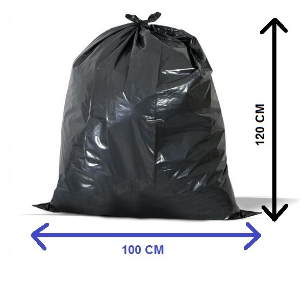 کیسه زباله مدل ضخیم بزرگ 120x100 بسته 5 کیلویی