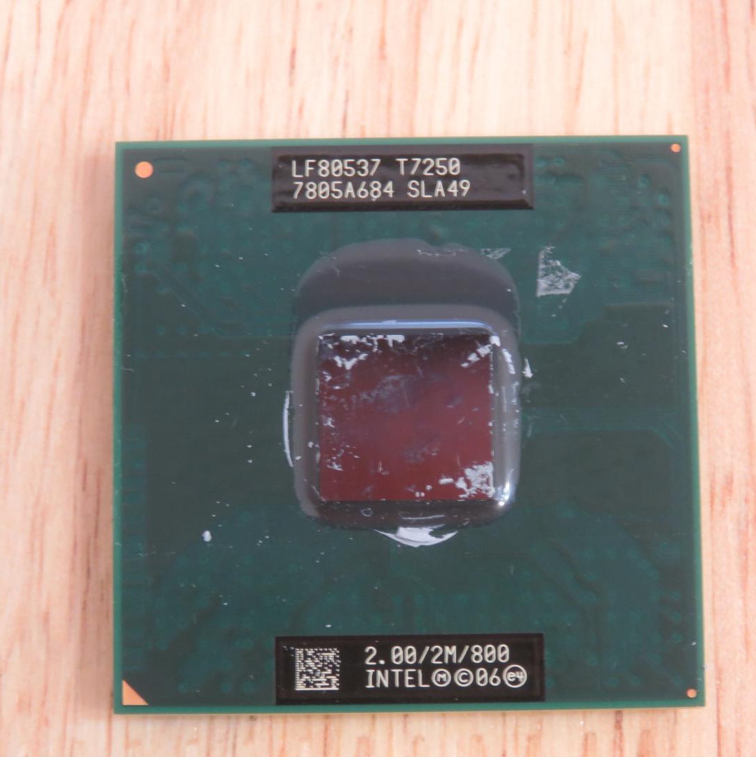 پردازنده سی پی یو لپ تاپ کور تو دو - CPU Intel Core 2 Duo T7250