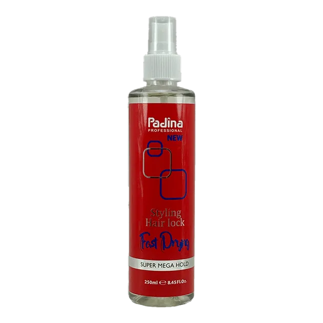 اسپری چسب مو پادینا مدل Super Mega Hold – تثبیت بسیار قوی و ماندگاری طولانی