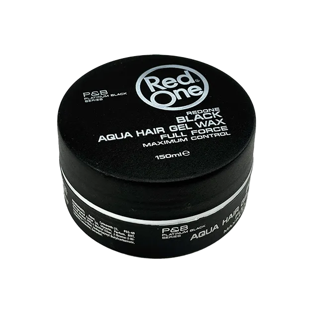 ژل واکس موی مشکی ردوان مدل Black – حالتدهی قوی، رنگ مشکی پررنگ و براقیت حرفهای