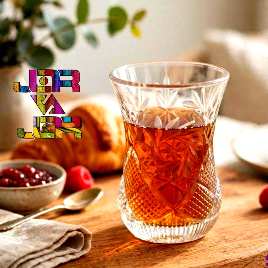 استکان آینور استکان کمر باریک بلور کاوه ارسال رایگان