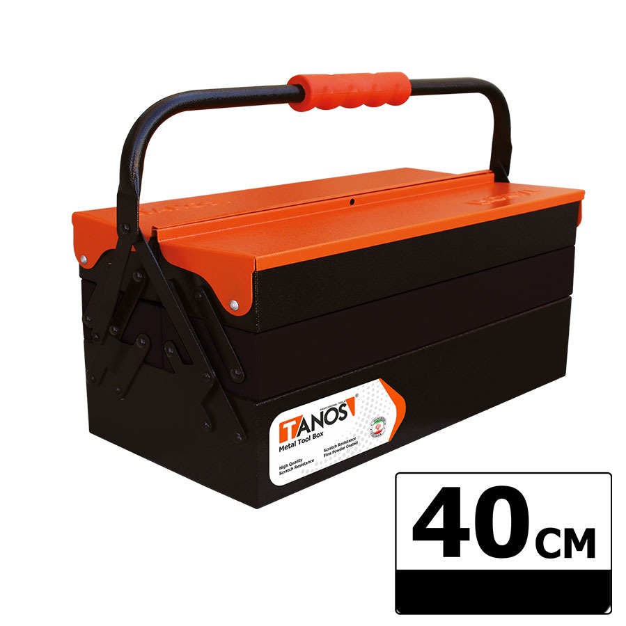 جعبه ابزار فلزی 40 سانت مکس سه طبقه TB-403-MAX تانوس