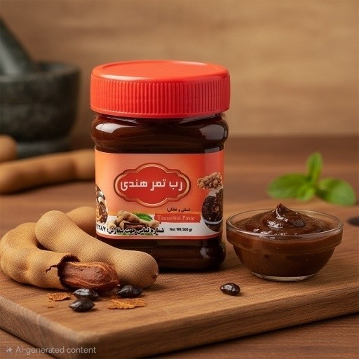 رب تمر هندی خالص سنتی طبیعی غلیظ ترش 500 گرم