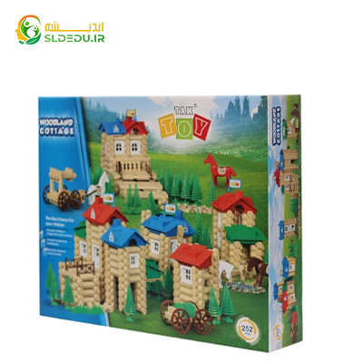 خانه جنگلی 252 قطعه ارابه دار تک توی
