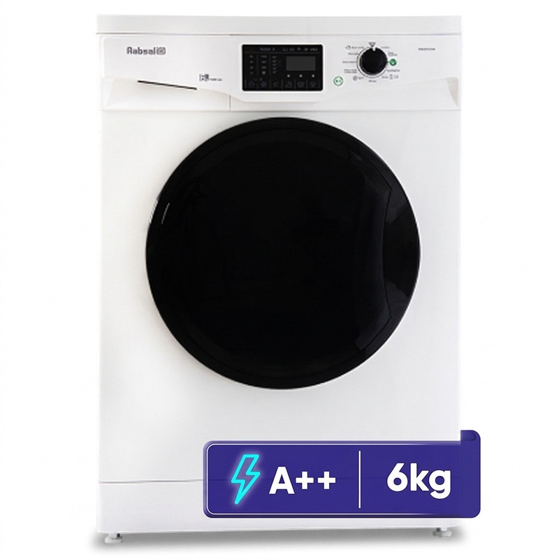 ماشین لباسشویی 6 کیلوگرم اتوماتیک آبسال مدل WNU6510-W