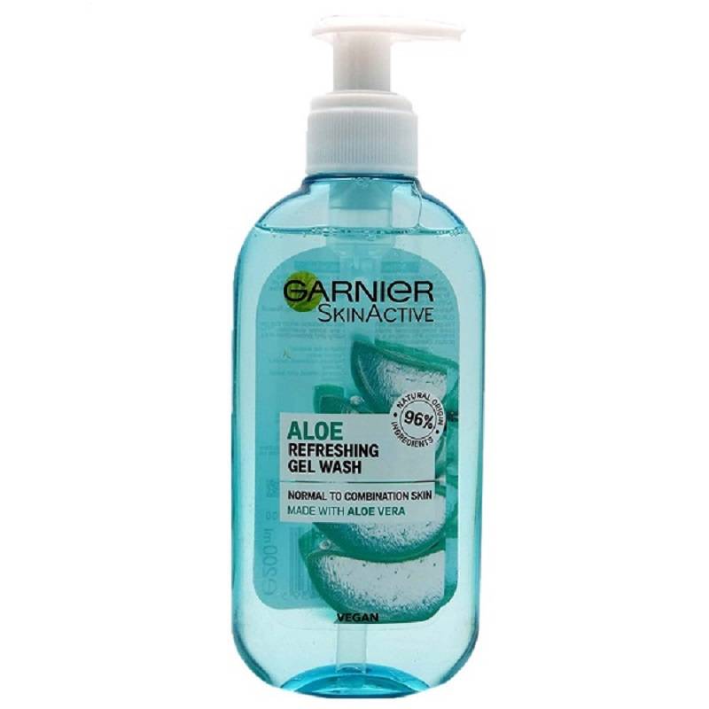 ژل شستشوی صورت آلوئه ورا گارنیر مناسب پوست معمولی حجم 200mL
