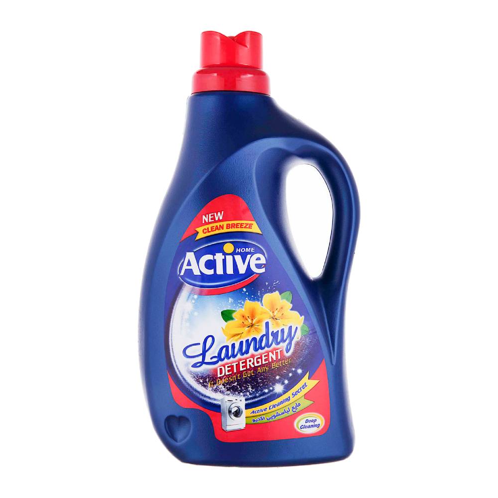 مایع لباسشویی اکتیو Active مدل Magenta Clean Breeze سرخابی وزن 2500 گرم