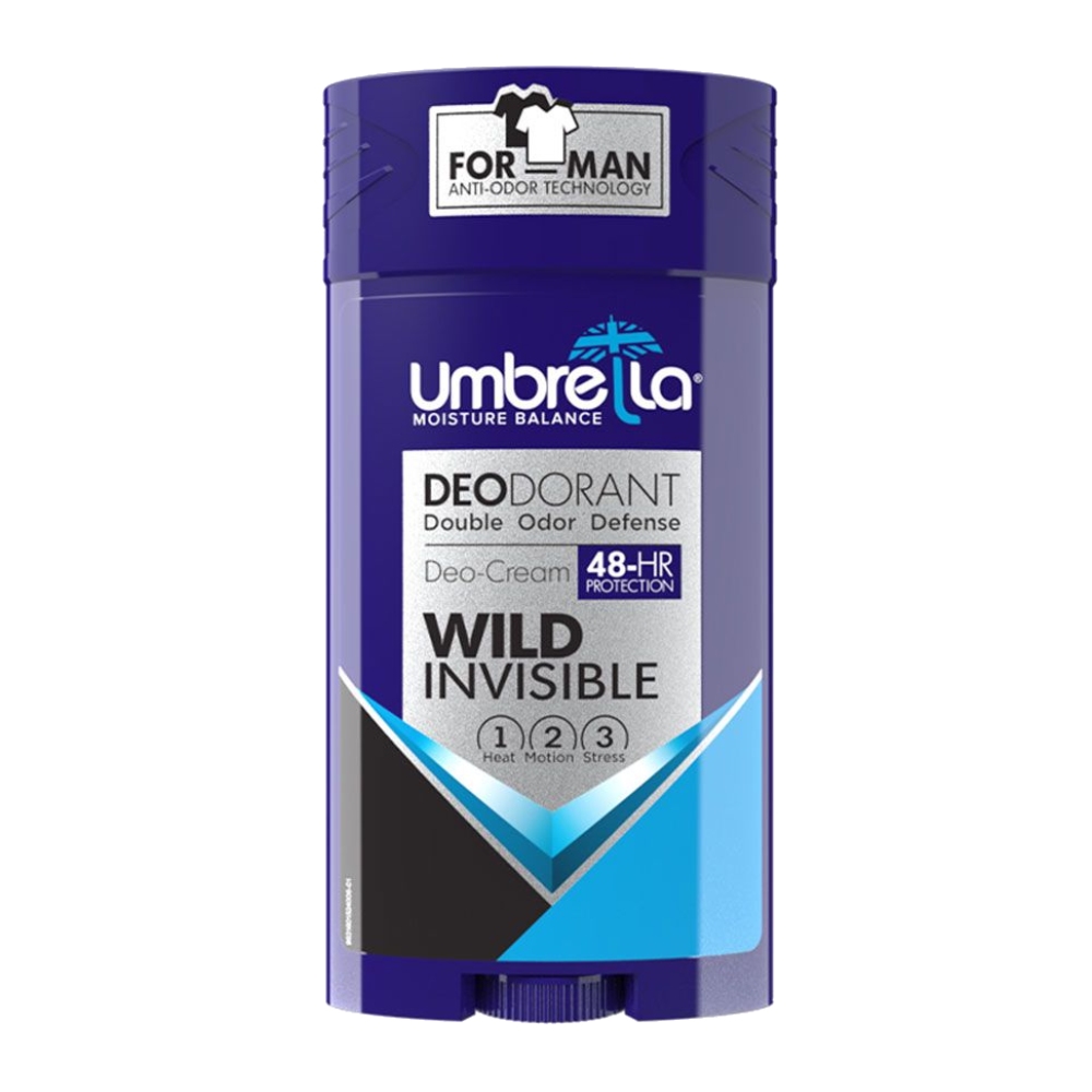 استیک دئودورانت مردانه Umbrella مدل Wild Invisible حجم 90 میل