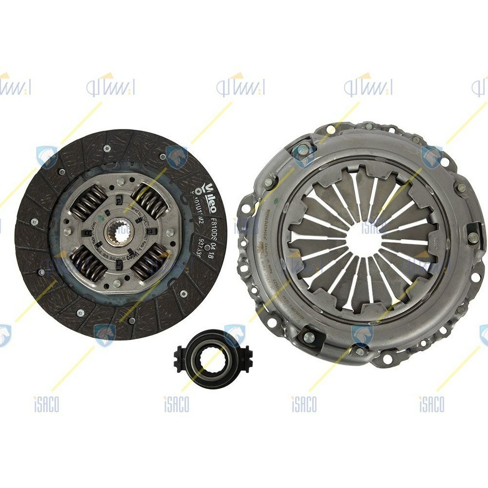 کیت کامل کلاچ پری دمپر 6 فنر طرح VALEO (موتور EF7 .XU7) ایساکو