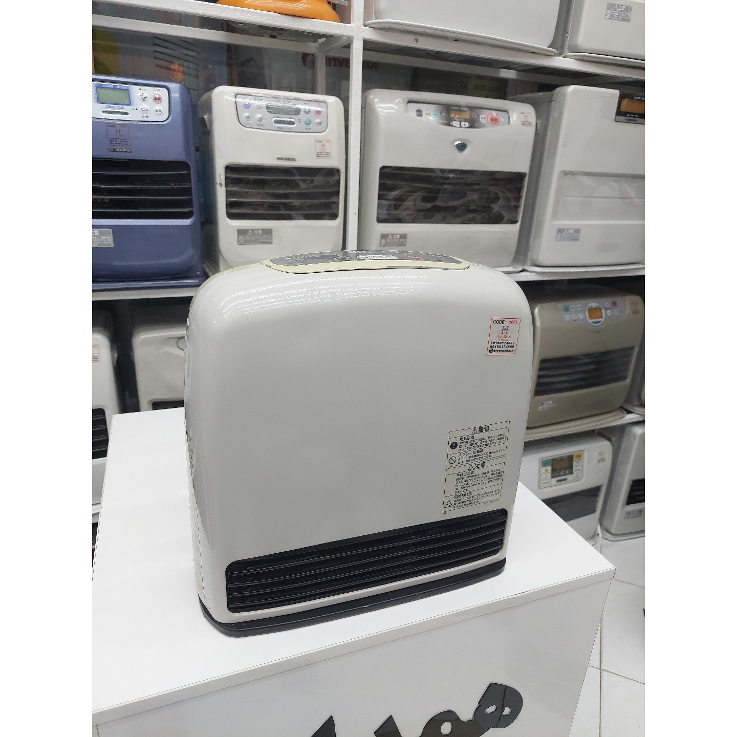 بخاری ژاپنی گازی برقی 1800 وات (کد 6018)