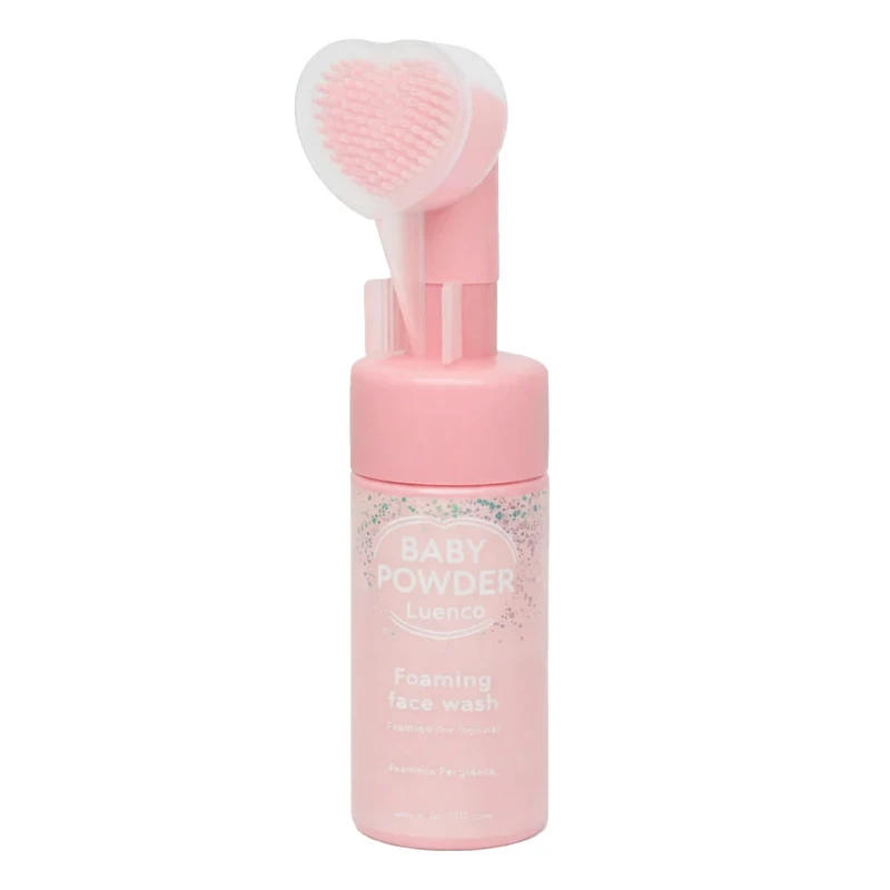 فوم شستوشوی صورت لونکو مدل Baby Powder مناسب برای انواع پوست حجم 100 میلیلیتر