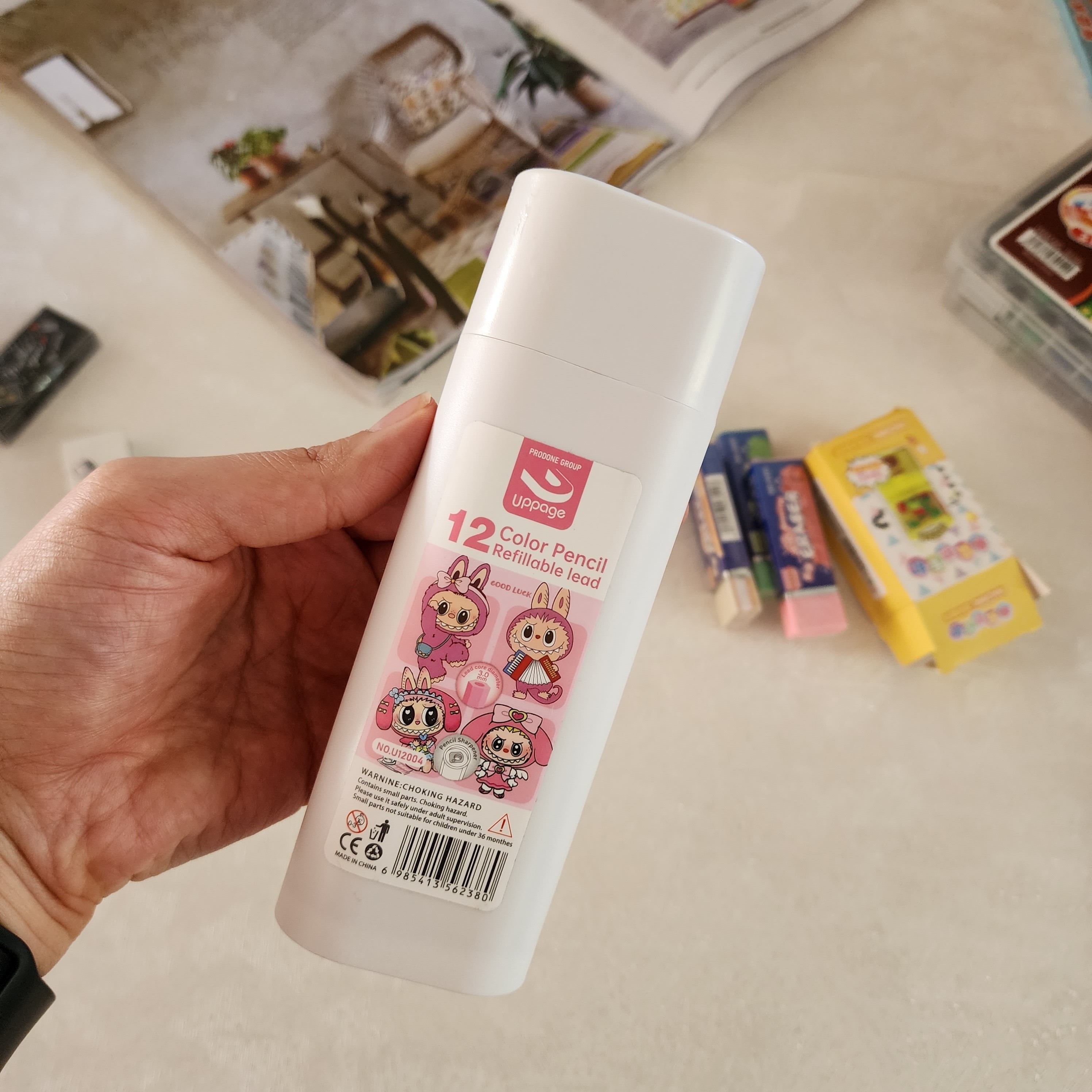 مداد رنگی اتودی 12 رنگ کیفیت عالی و پر رنگ