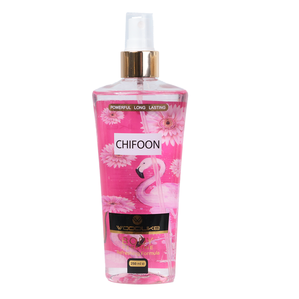بادی اسپلش زنانه وودلایک مدل Chifoon حجم 250 میلیلیتر