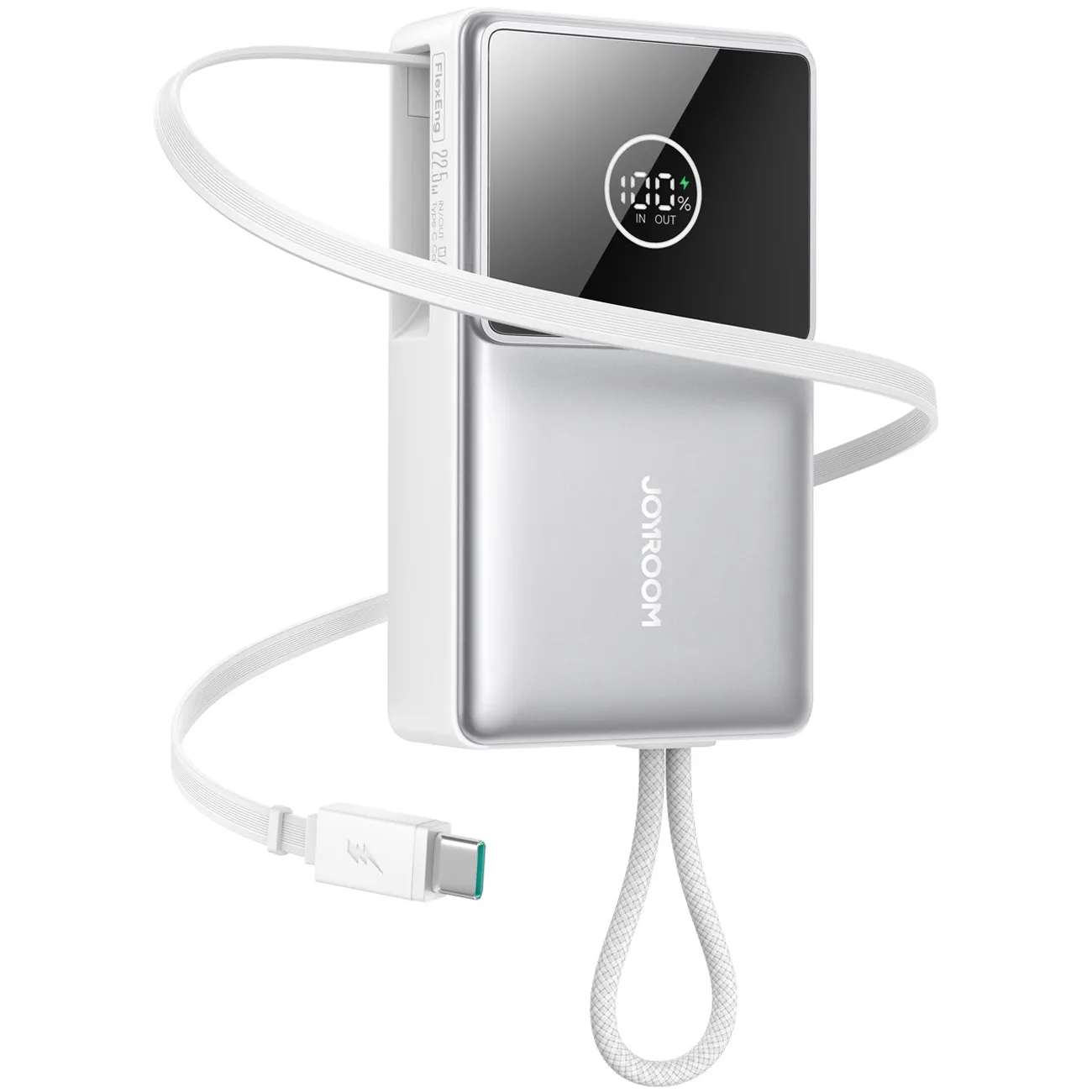 پاور بانک 10000 جویروم JOYROOM مدل JR-PR1 توان 22.5 وات با کابل