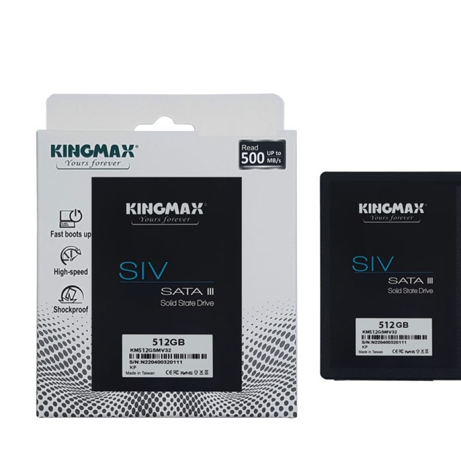 هارد SSD لپ تاپ 512 گیگابایت KingMax Sata 2.5Inch SIV گارانتی اصلی آواژنگ