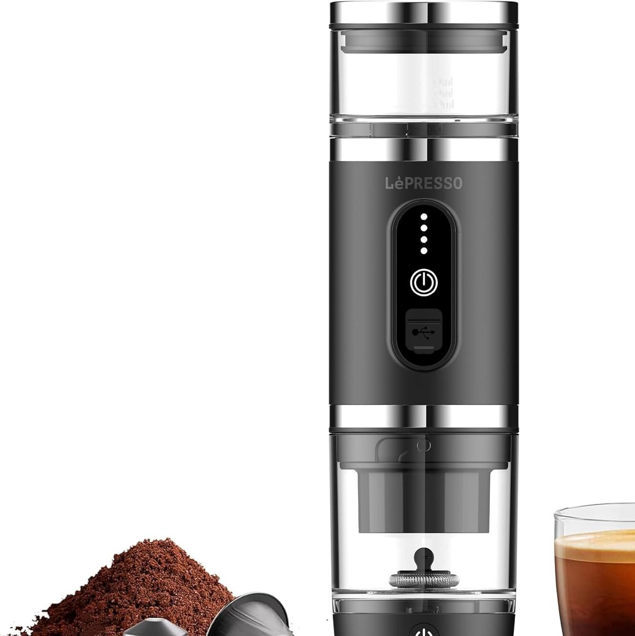 اسپرسوساز مسافرتی شارژی LePresso همراه همیشگی قهوهخورهای خوشسلیقه