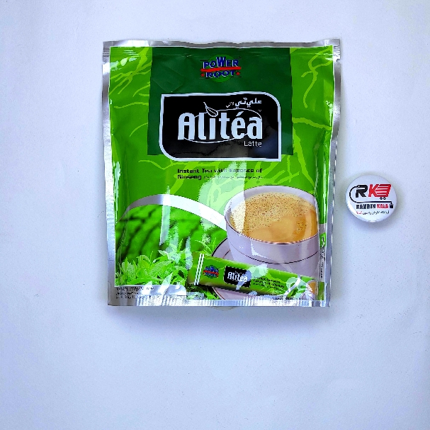 شیر چای علی تی لاته جینسینگ دار بسته 18 عددی – ALITEA