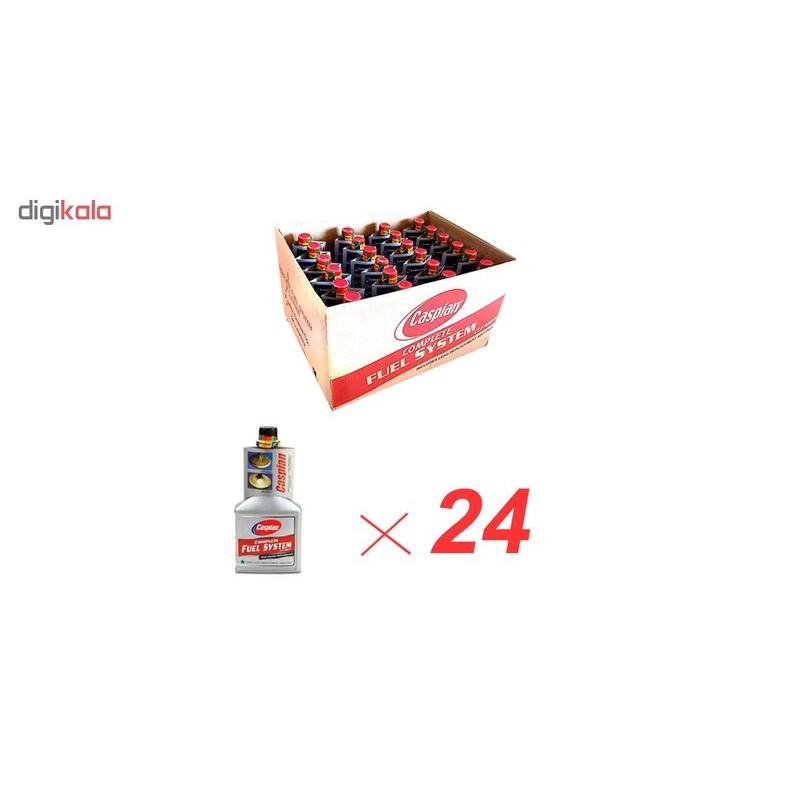مکمل تمیز کننده سیستم سوخت خودرو کاسپین مدل Gen1l حجم 400 میلی لیتر بسته 24 عددی