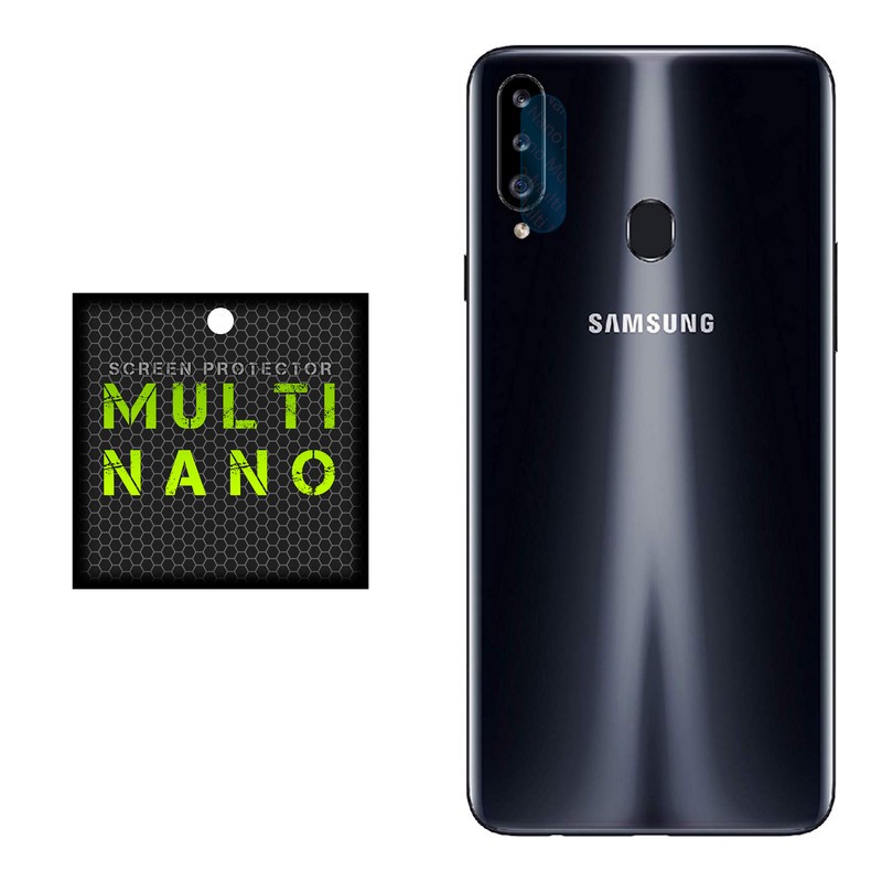 محافظ لنز دوربین مولتی نانو مدل Pro مناسب برای گوشی موبایل سامسونگ Galaxy A20S مدل 1