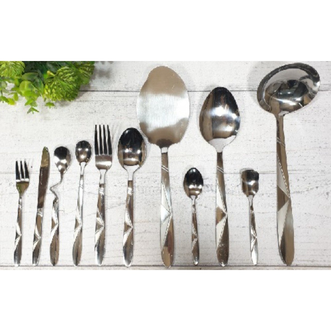 سرویس قاشق چنگال بیوتی 128 پارچ کد 8002 (پسکرایه)