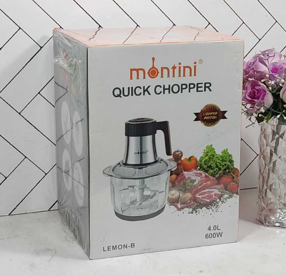 خردکن 4 لیتری مونتینی مدل LEMON B 600 وات (پسکرایه)