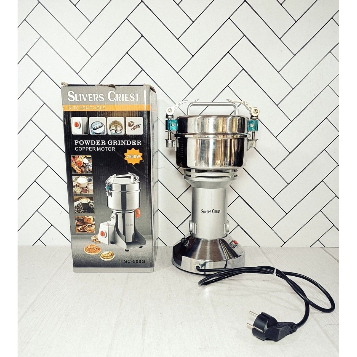 آسیاب صنعتی 2500 وات سیلورکرست مدل Sc-500G 500 گرمی (پسکرایه)