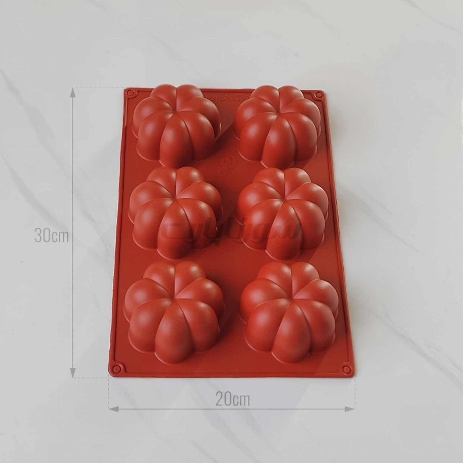 قالب دسر گل 6 خانه سیلیکونی