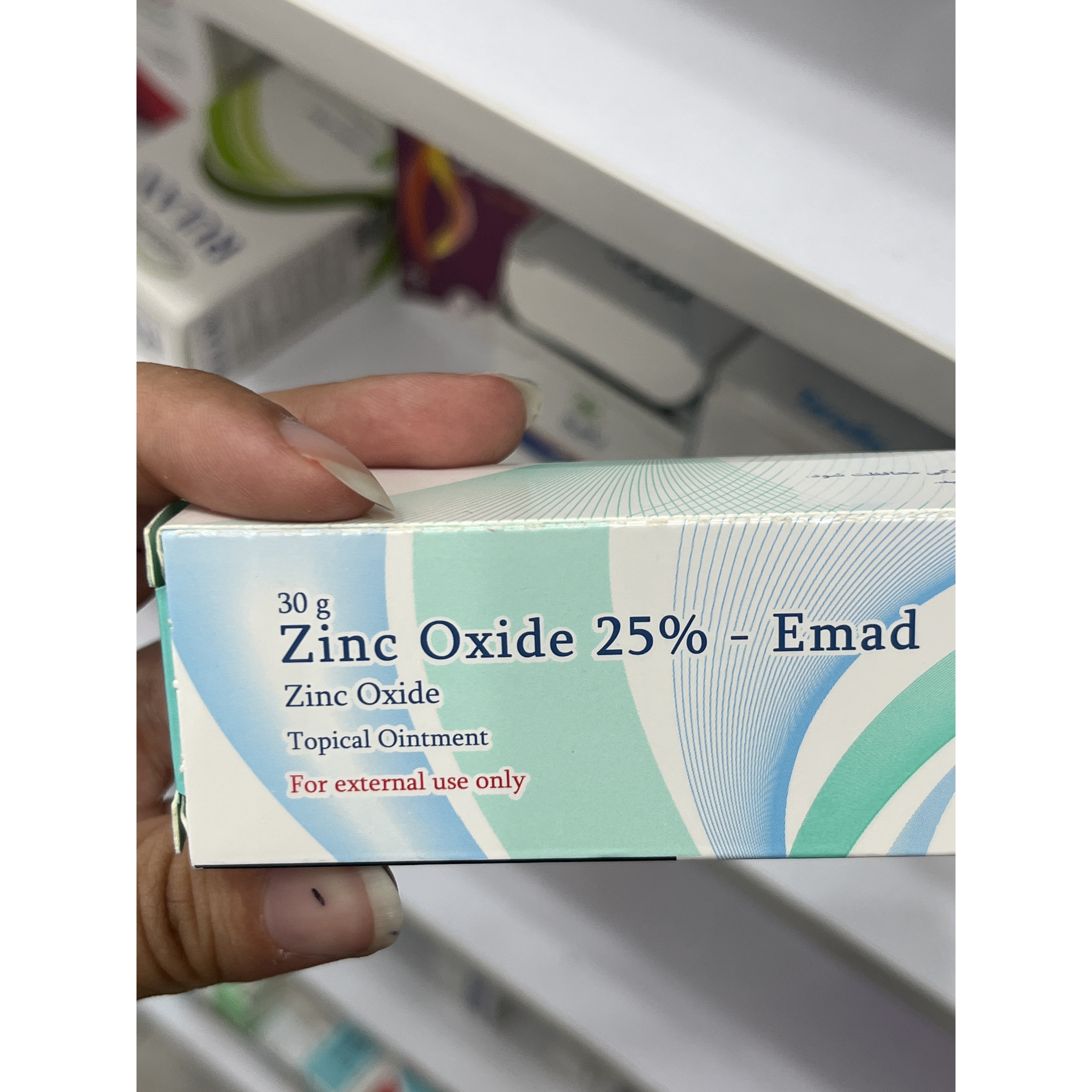 پماد زینک اکساید 25٪ عماد 30 گرم