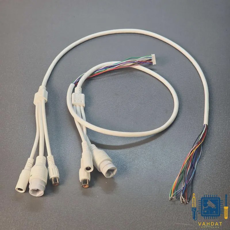 کابل IP میکروفون دار POE ساپورت 13 رشته