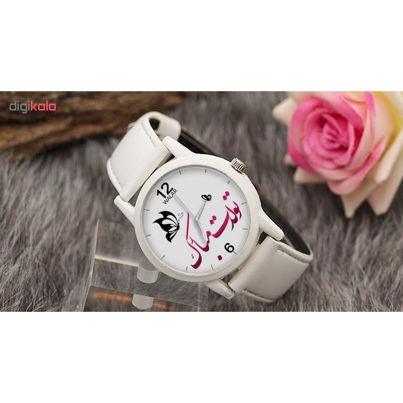 ساعت مچی عقربه ای زنانه والار طرح تولدت مبارک کد LF1674