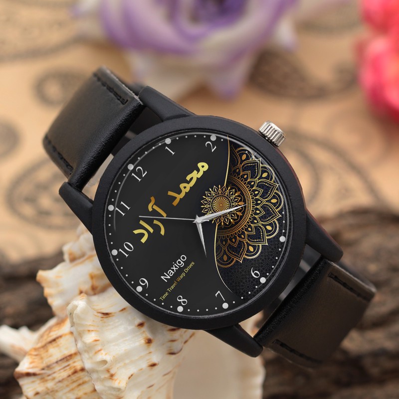 ساعت مچی عقربه ای ناکسیگو مدل اسم محمد آراد کد LF25015